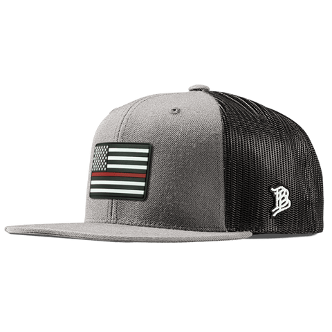 Thin Red Line PVC Flat Trucker