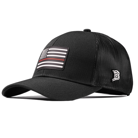 Thin Red Line PVC Flexfit Snapback Trucker