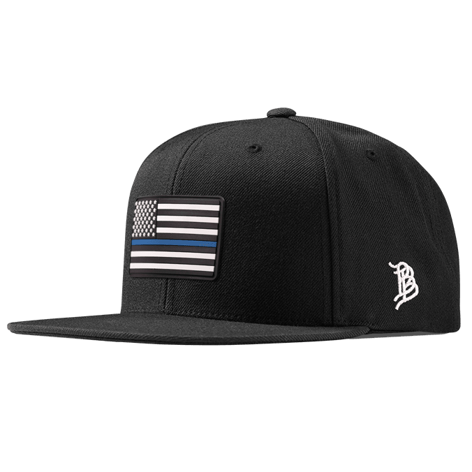 Thin Blue Line PVC Classic Snapback