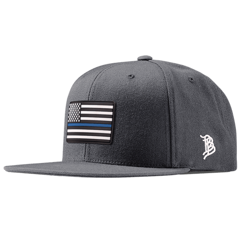 Thin Blue Line PVC Classic Snapback