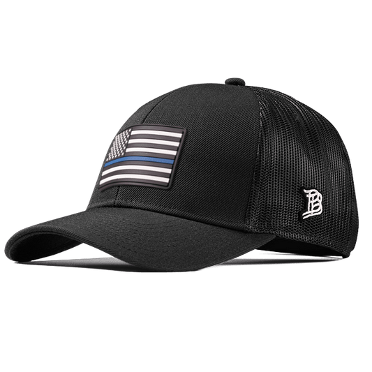 Thin Blue Line PVC Flexfit Snapback Trucker
