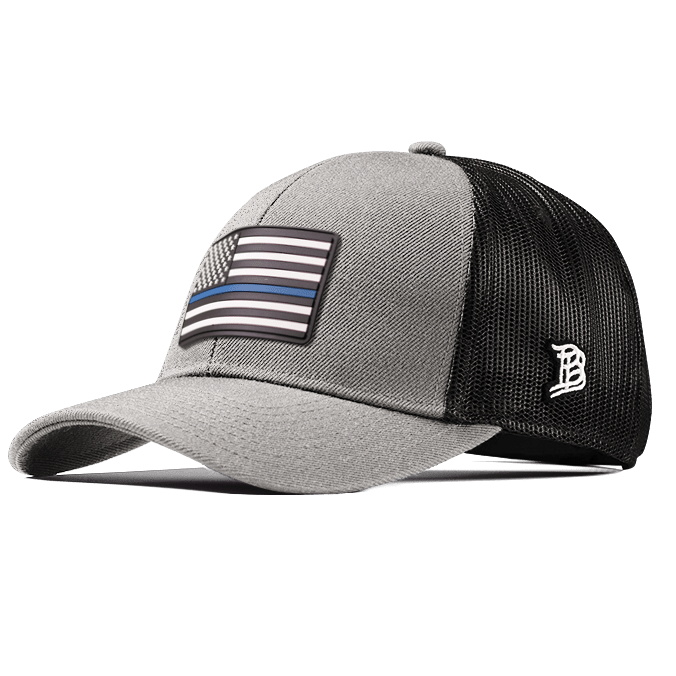 Thin Blue Line PVC Flexfit Snapback Trucker