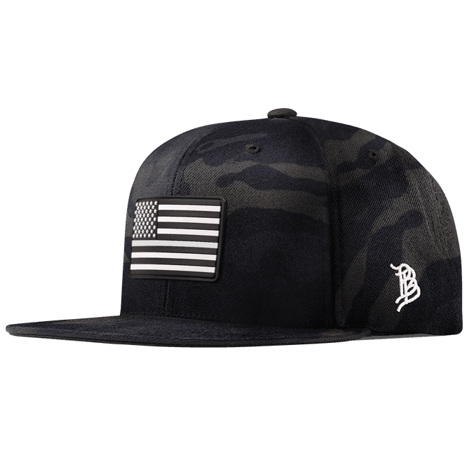 Vintage Old Glory PVC Classic Snapback