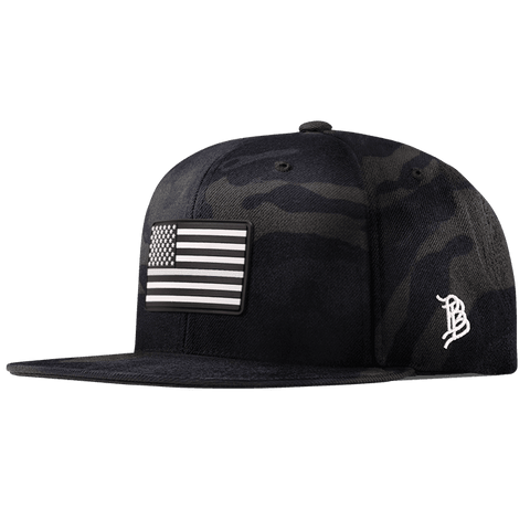 Vintage Old Glory PVC Classic Snapback