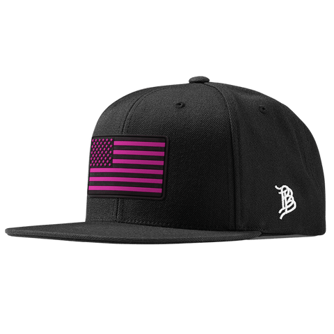 Old Glory Pink PVC Classic Snapback