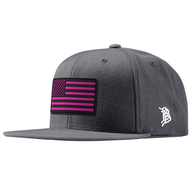 Old Glory Pink PVC Classic Snapback