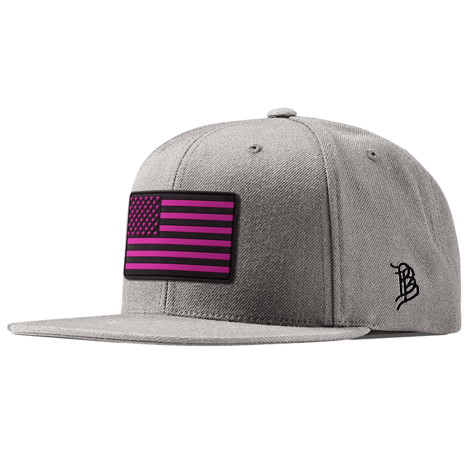 Old Glory Pink PVC Classic Snapback