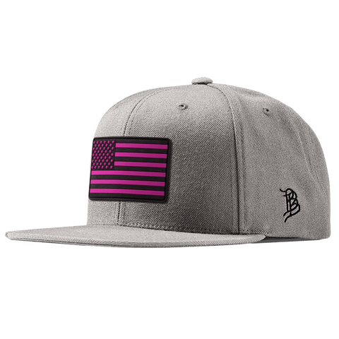 Old Glory Pink PVC Classic Snapback