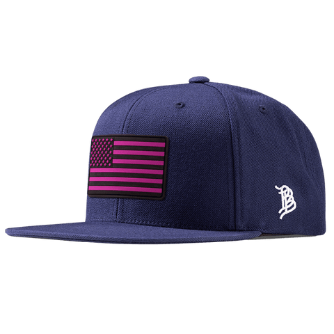 Old Glory Pink PVC Classic Snapback