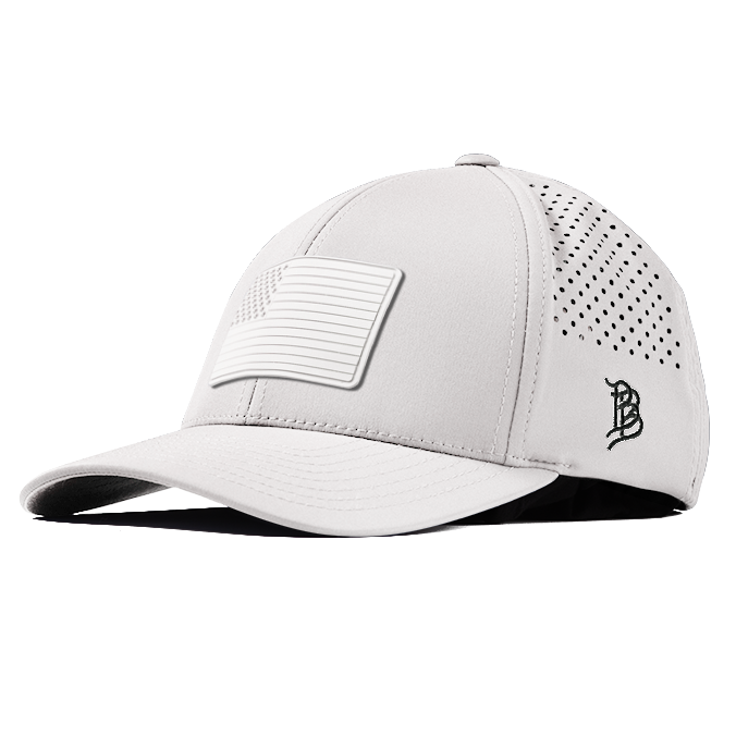 Old Glory Stealth PVC Curved Performance Hat