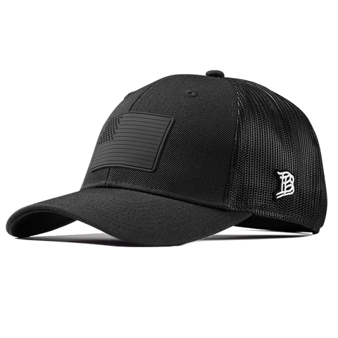 Old Glory Stealth PVC Curved Trucker