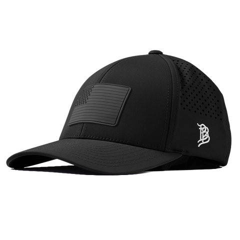 Old Glory Stealth PVC Curved Performance Hat