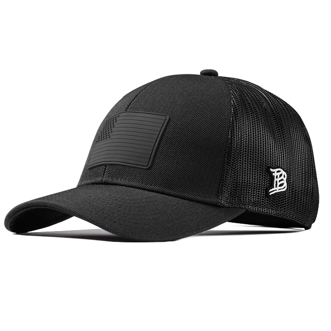 Old Glory Stealth Flexfit Snapback Trucker Back OldGloryStealthRogue