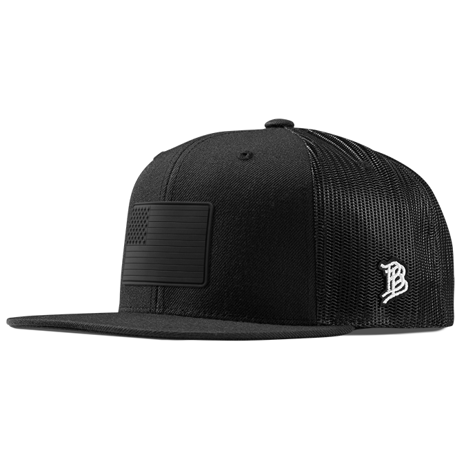 Old Glory Stealth PVC Flat Trucker