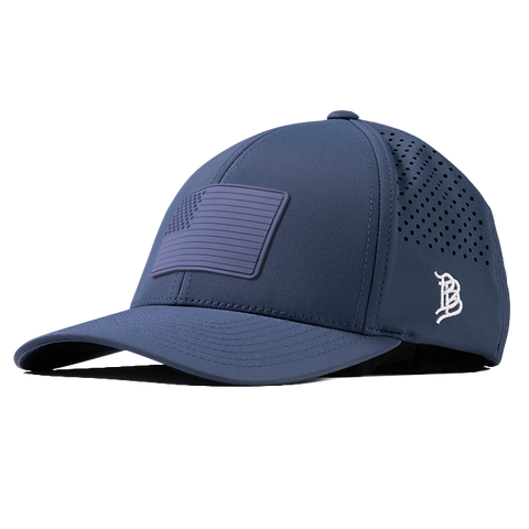 Old Glory Stealth PVC Curved Performance Hat