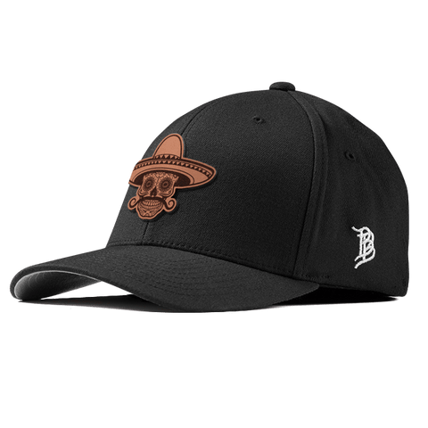 Sombrero Skull Flexfit Fitted Black 