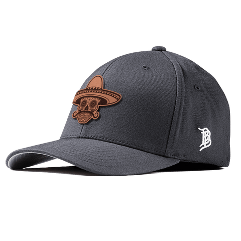 Sombrero Skull Flexfit Fitted Charcoal