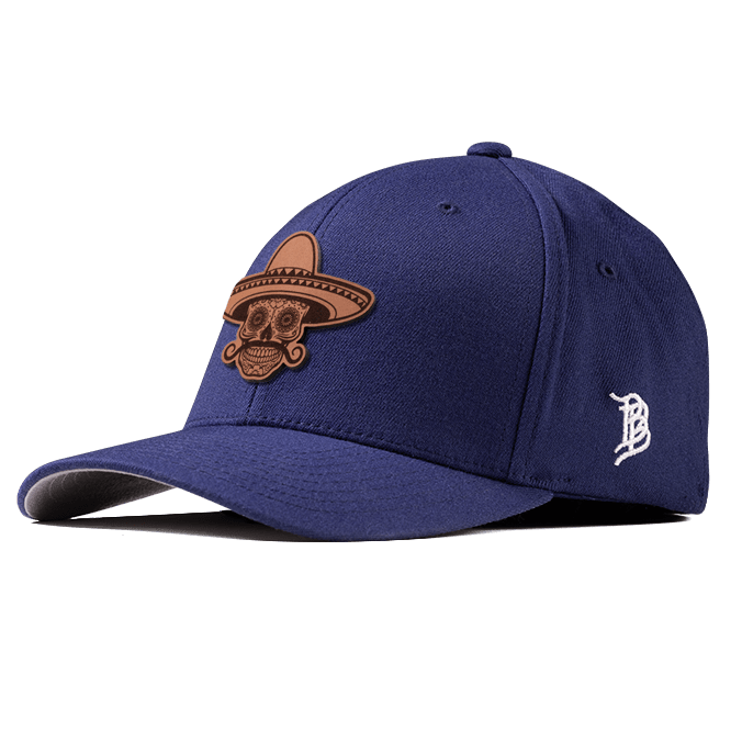 Sombrero Skull Flexfit Fitted Navy 