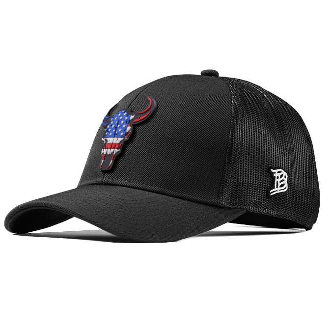 American Bison PVC Flexfit Snapback Trucker