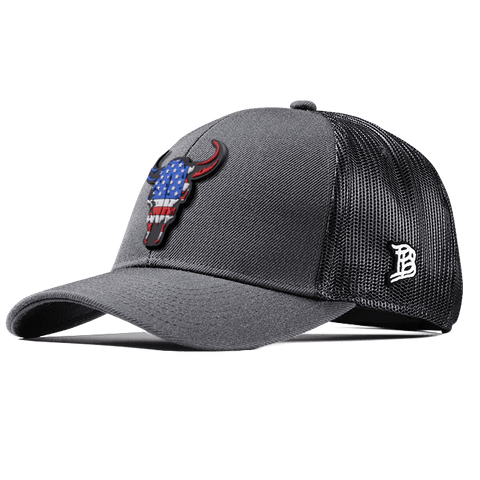 American Bison PVC Flexfit Snapback Trucker