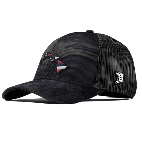 Hawaii 50 PVC Flexfit Snapback Trucker
