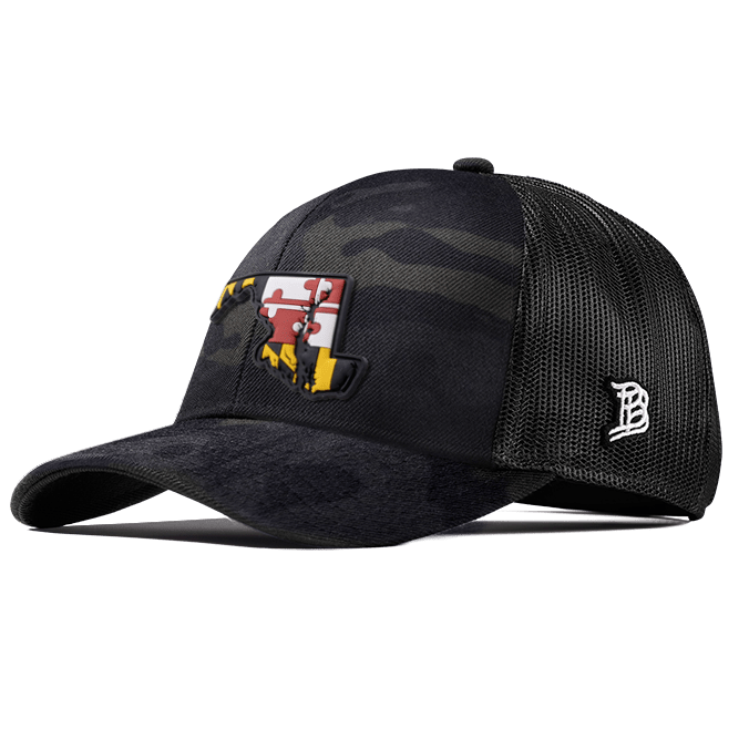 Maryland 7 PVC Flexfit Snapback Trucker
