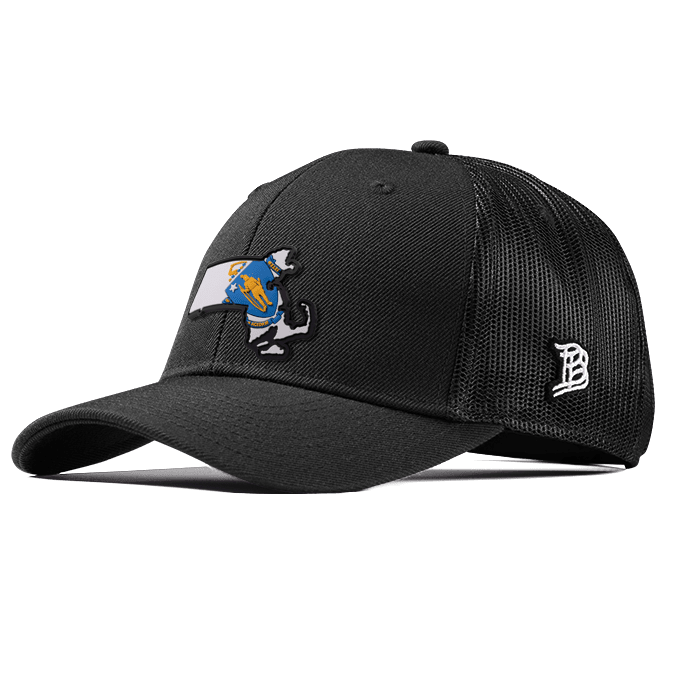 Massachusetts 6 PVC Curved Trucker