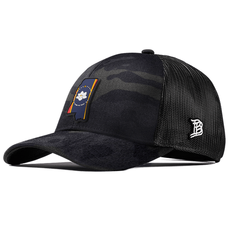 Mississippi 20 PVC Flexfit Snapback Trucker