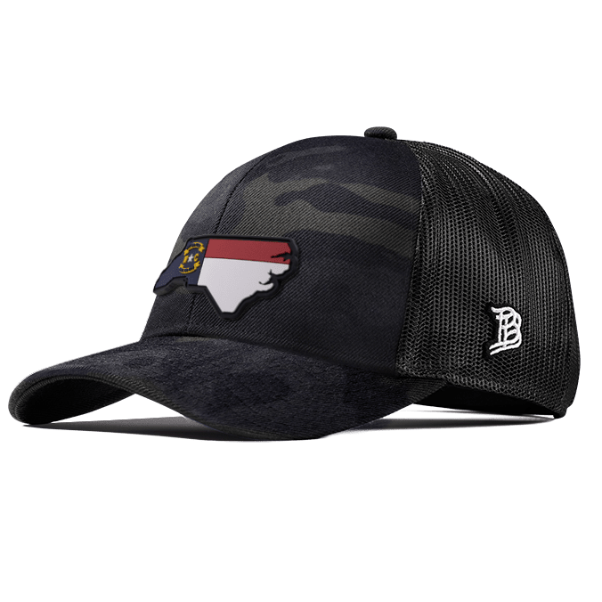 North Carolina 12 PVC Flexfit Snapback Trucker