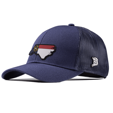 North Carolina 12 PVC Flexfit Snapback Trucker