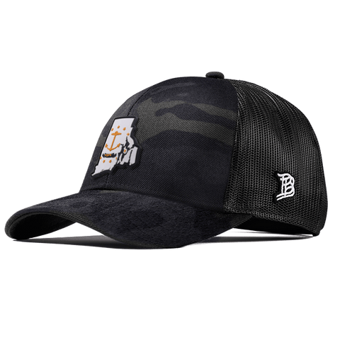 Rhode Island 13 PVC Flexfit Snapback Trucker
