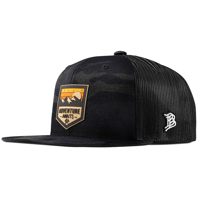 Adventure Awaits PVC Flat Trucker