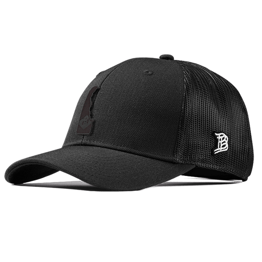 Delaware 1 Midnight Curved Trucker