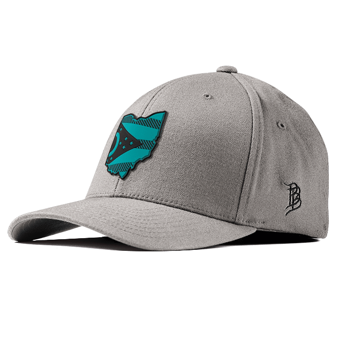 Ohio Turquoise PVC Flexfit Fitted