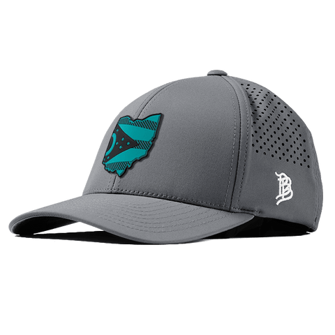 Ohio Turquoise PVC Curved Performance