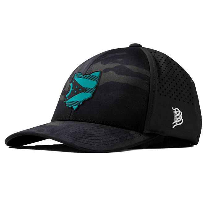 Ohio Turquoise PVC Curved Performance