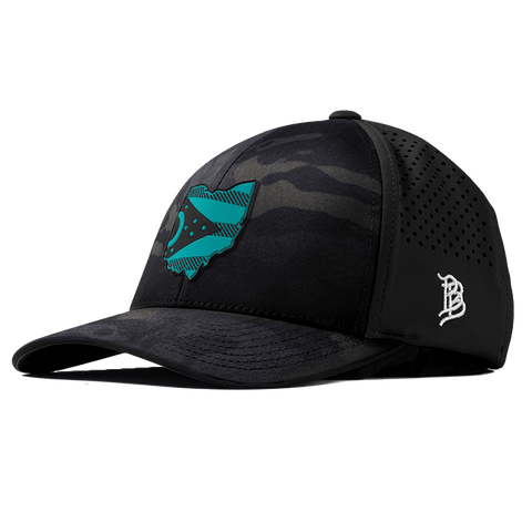 Ohio Turquoise PVC Curved Performance