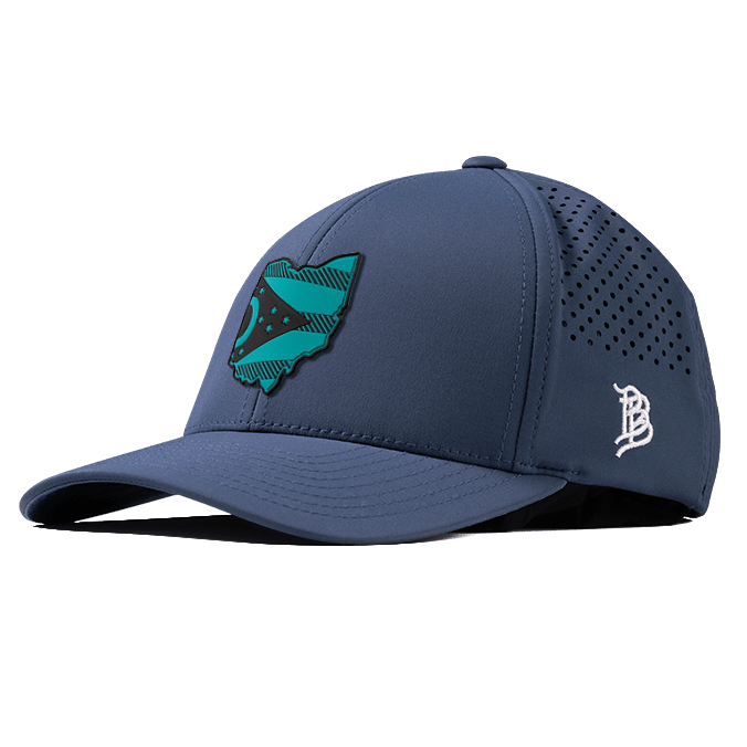 Ohio Turquoise PVC Curved Performance