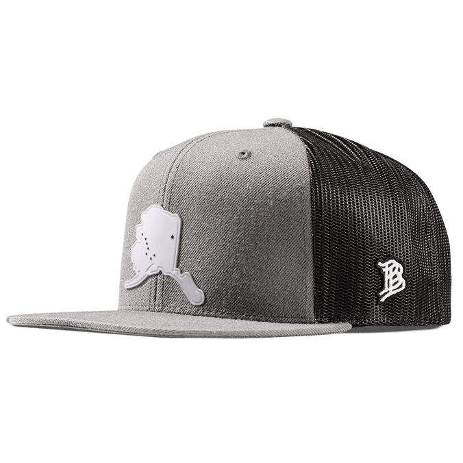 Alaska Moonlight PVC Flat Trucker Heather Gray