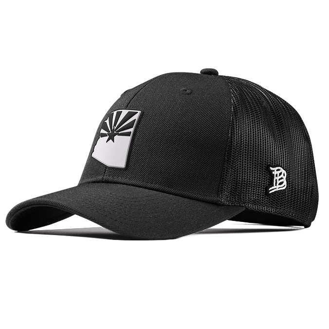 Arizona Moonlight PVC Curved Trucker Black