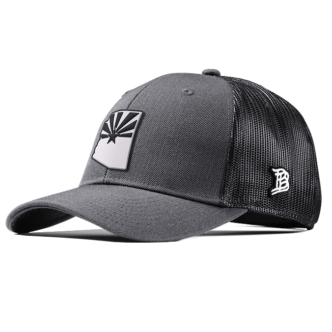 Arizona Moonlight PVC Curved Trucker Charcoal