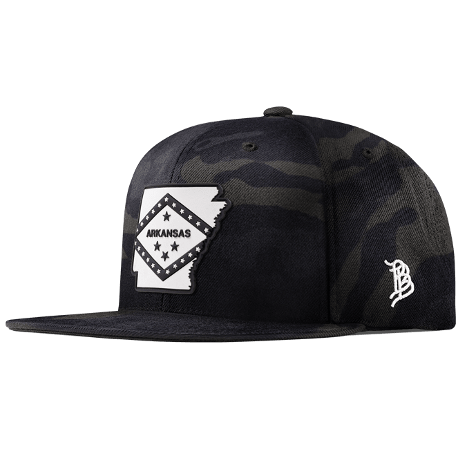 Arkansas Moonlight PVC Classic Snapback Multicam