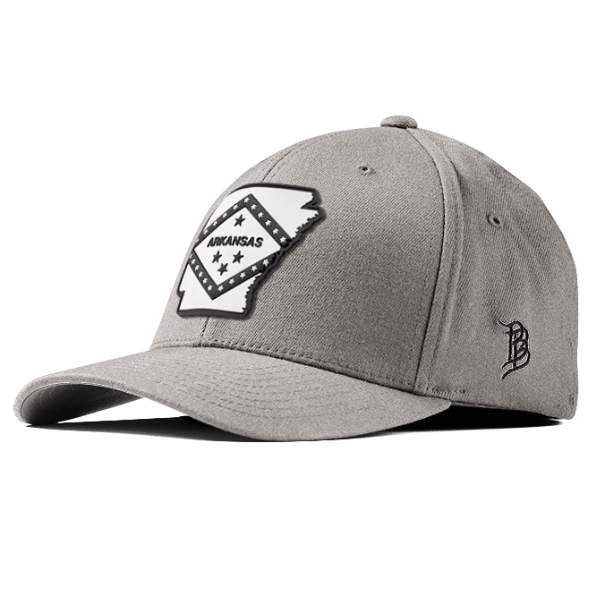 Arkansas Moonlight PVC Flexfit Fitted Heather Gray