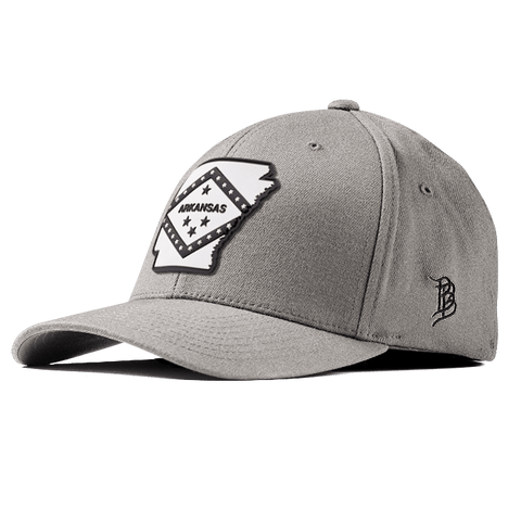 Arkansas Moonlight PVC Flexfit Fitted Heather Gray