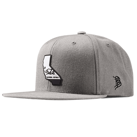 California Moonlight PVC Classic Snapback Heather Gray