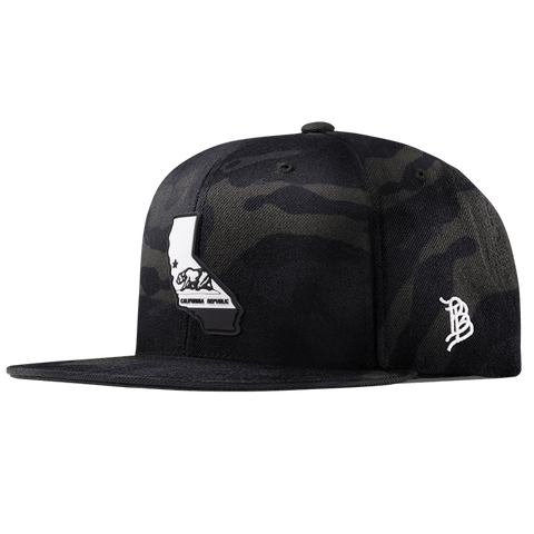 California Moonlight PVC Classic Snapback Multicam