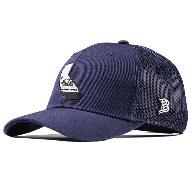 California Moonlight PVC Curved Trucker Navy