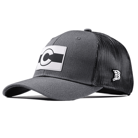 Colorado Moonlight PVC Curved Trucker Charcoal