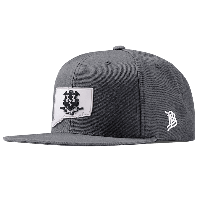 Connecticut Moonlight PVC Classic Snapback Charcoal