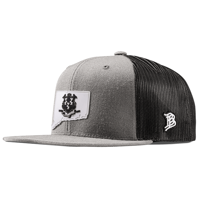 Connecticut Moonlight PVC Flat Trucker Heather Gray